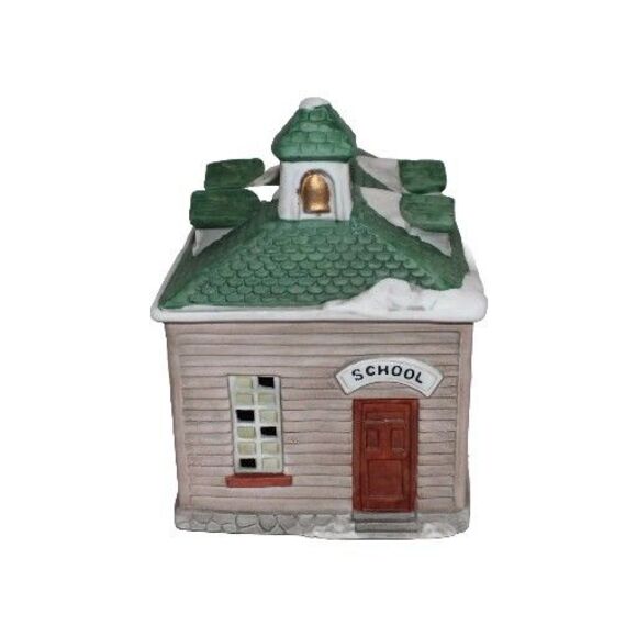 Venture Memories Collection Village School House Christmas Village - Picture 1 of 7